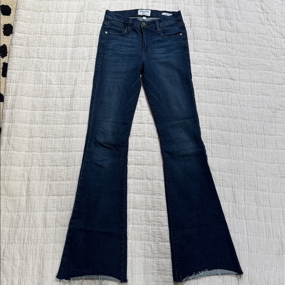 Frame Denim Le High Flare Jeans - Picture 1 of 9